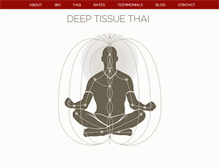 Tablet Screenshot of deeptissuethai.com